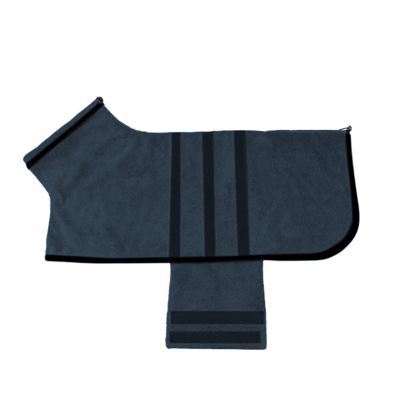 Detail de la fermeture ajustable du peignoir absorbant