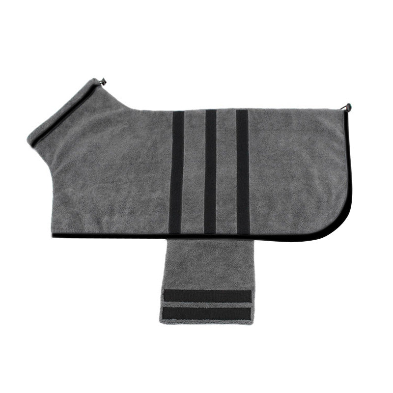 Guide des tailles du peignoir absorbant pour chien et chat