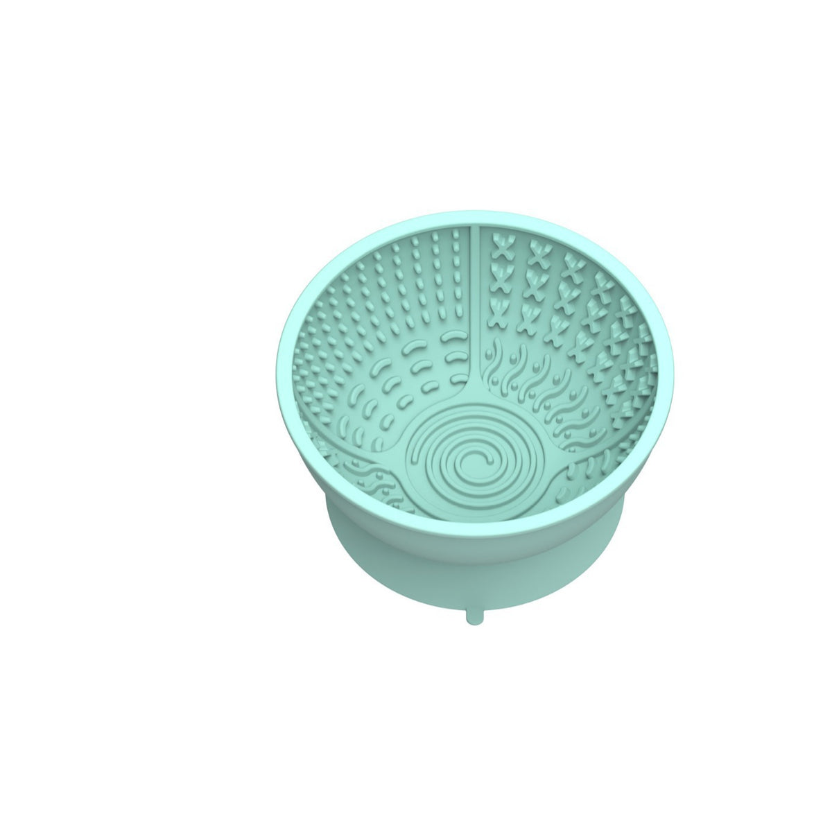 Bol à lécher avec ventouse anti-glouton pour chien et chat, vue principale