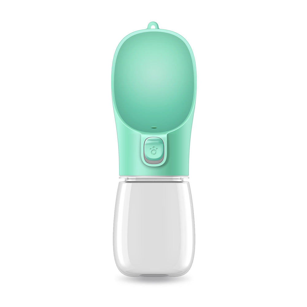 Gourde de voyage pour animal distributeur bouton poussoir