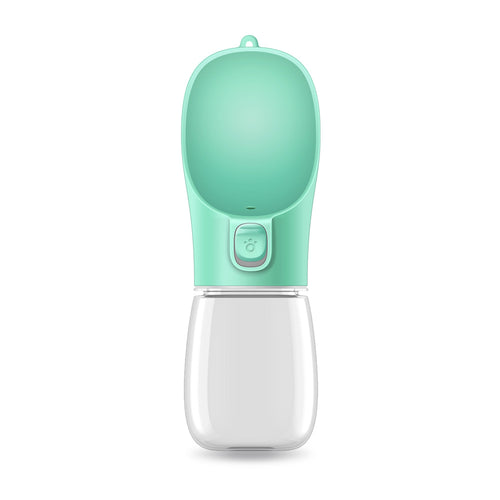 Gourde de voyage pour animal distributeur bouton poussoir