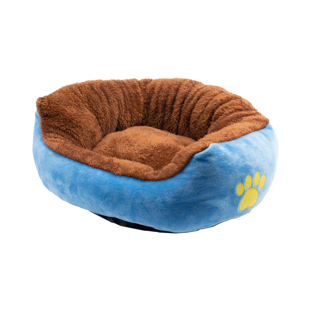 Panier en peluche pour chien et chat