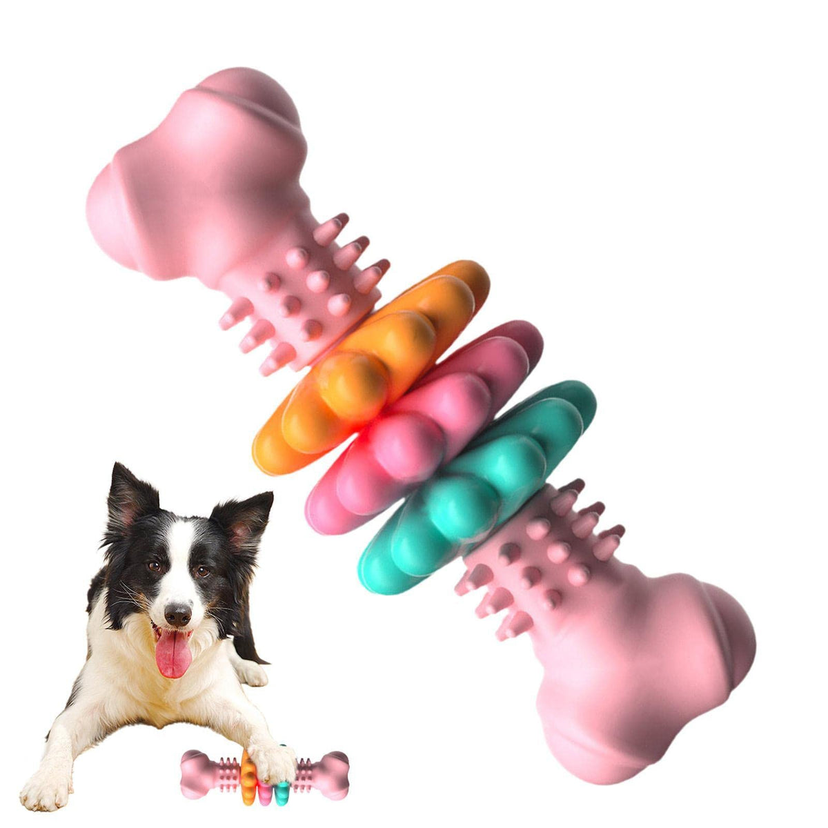 Os à mâcher TPR pour chien, dimensions