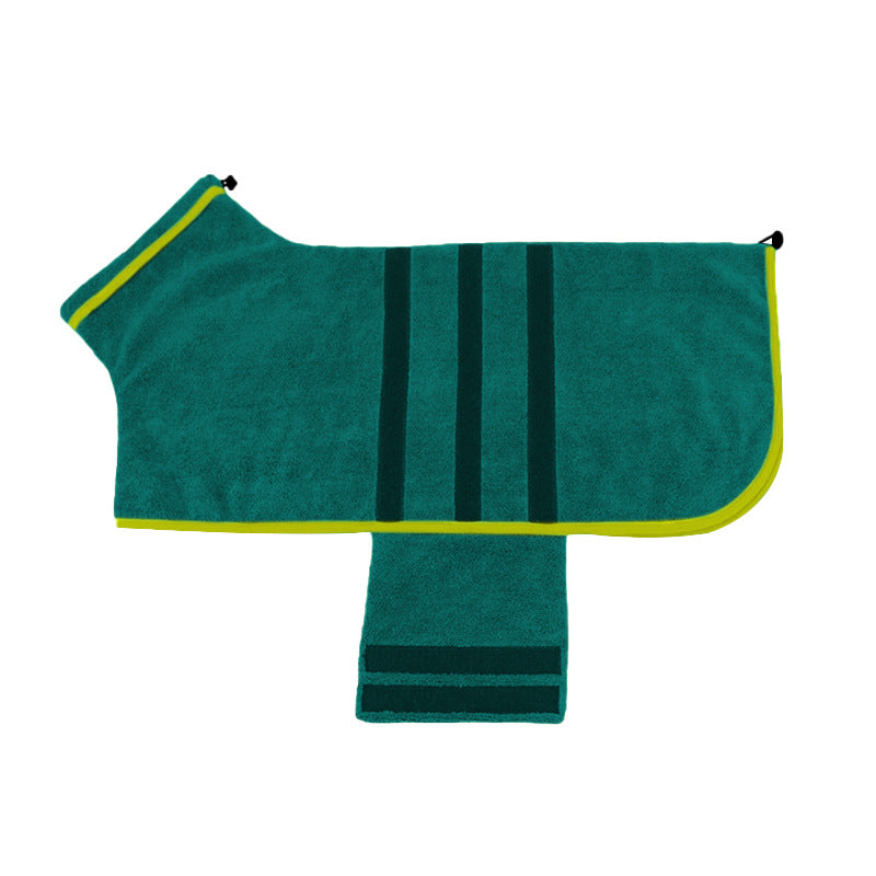 Peignoir absorbant pour petit chien