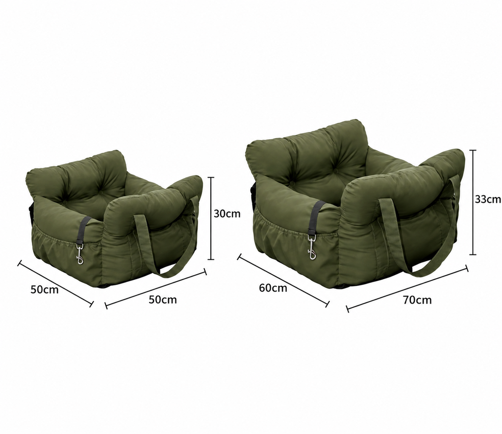 Parois hautes rembourrées du panier de voyage pour animaux