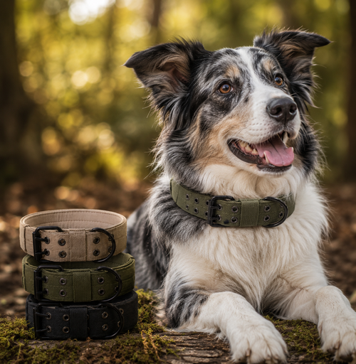 Collier militaire tactique pour chien, vue principale