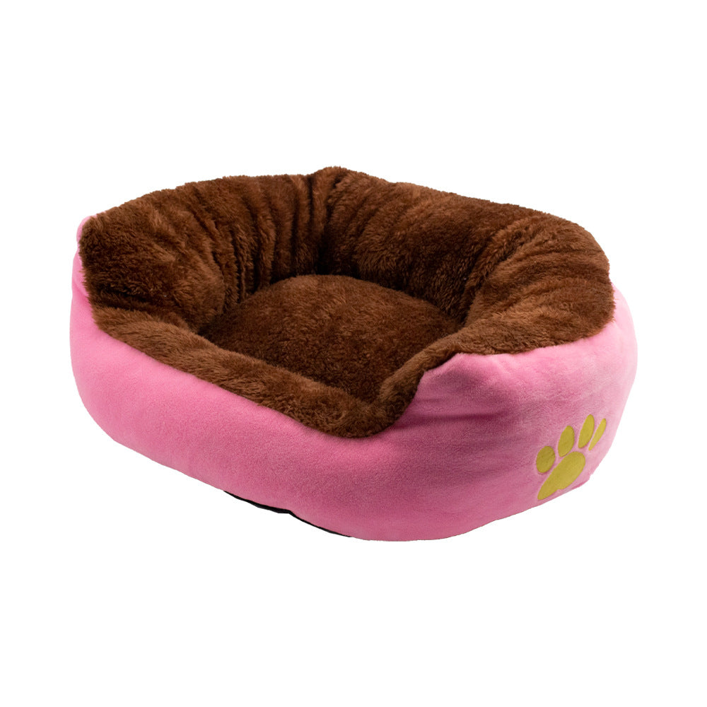 Panier en peluche pour chien et chat