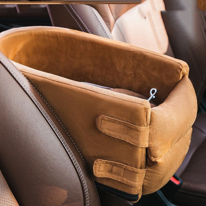 Panier auto pour chien nid console centrale, vue principale
