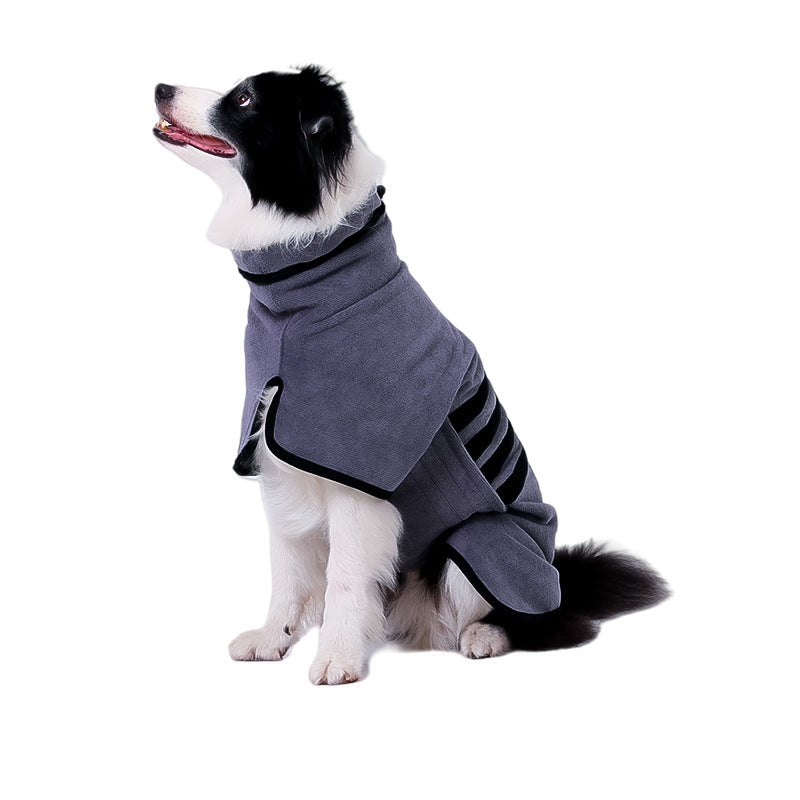 Peignoir absorbant pour chien et chat, vue d'ensemble